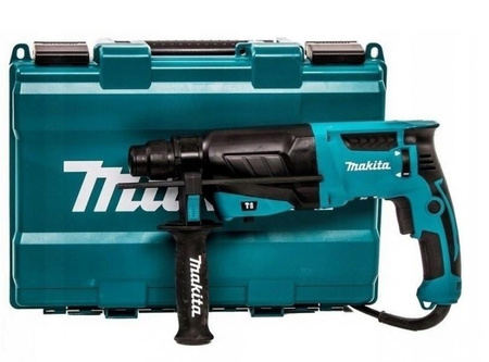 MAKITA HR2630 Młotowiertarka 2,4J SDS-PLUS 800W SDS+ dłuta d-42357 + rękawice + gogle + smar