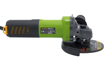 PROCRAFT PW2200 SZLIFIERKA KĄTOWA 125MM 1100W BEZSZCZOTKOWA REGULACJA OBROTÓW