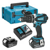 MAKITA DHP458RTJ WKRĘTARKA 18V UDAR 91Nm + 2x5,0Ah