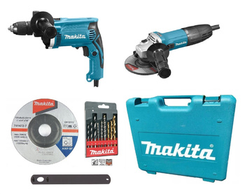 MAKITA DK0050X1 WIERTARKA HP1631 SZLIFIERKA GA5030R