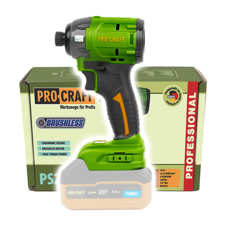  PROCRAFT PS22 ZAKRĘTARKA UDAROWA 230Nm BODY KARTON