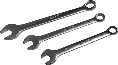 VERKE V35370 KLUCZE PŁASKO OCZKOWE 6-22mm 12 szt KLIP V35370