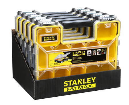 STANLEY 1-97-517 ORGANIZER FATMAX PRO WODOODPORNY IP54 NISKI 10 PRZEGRÓDEK