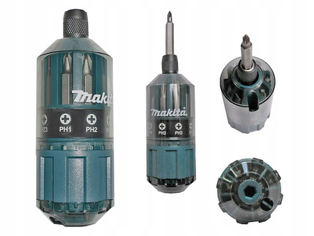 MAKITA B-28896 ZESTAW KOŃCÓWEK WKRĘTAKOWYCH Z UCHWYTEM 18 SZT.