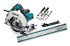 MAKITA HS7611 RĘCZNA PILARKA TARCZOWA 190 mm 1600W + ADAPTER + SZYNA 1,5M + ŚCISKI