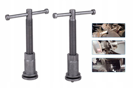 VERKE V86200 ZESTAW DO WYCISKANIA NAPRAWY COFANIA TŁOCZKÓW HAMULCOWYCH PRASKA KLUCZ 13el