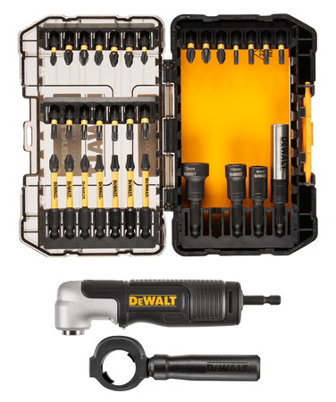 DeWALT DT70782 ZESTAW BITÓW Z UCHWYTEM KĄTOWYM MCLAREN BLACK EDITION