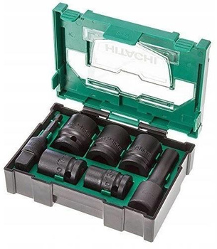 HiKOKI HITACHI Zestaw nasadek udarowych BOX II 7pc