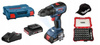 BOSCH GSR 18V-50 WKRĘTARKA bezszczotkowa 18V + 36 szt