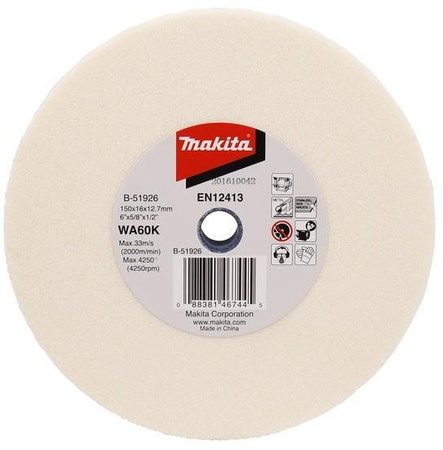 MAKITA GB602W SZLIFIERKA STOŁOWA 250W 150mm