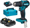 MAKITA DDF485RAJ AKU. WKRĘTARKA 18V 2x2,0Ah MAKPAC