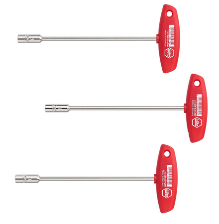 WIHA ZESTAW WKRĘTAKI / KLUCZE NASADOWE 9 SZTUK