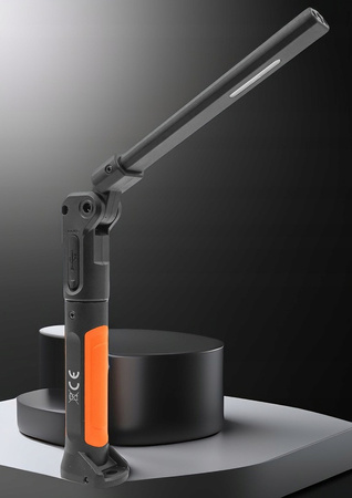 VERKE V87515 LAMPKA WARSZTATOWA ROBOCZA LED COB LATARKA AKUMULATOROWA Z MAGNESEM HAK USB