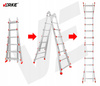VERKE V87102 DRABINA WIELOFUNKCYJNA PRZEGUBOWA SKŁADANA ALUMINIOWA MOCNA 150KG 4x6