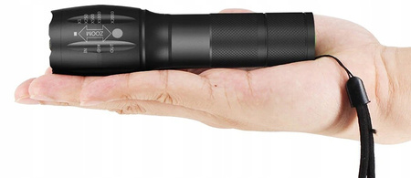 VERKE V87508 LATARKA TAKTYCZNA LED AKUMULATOROWA