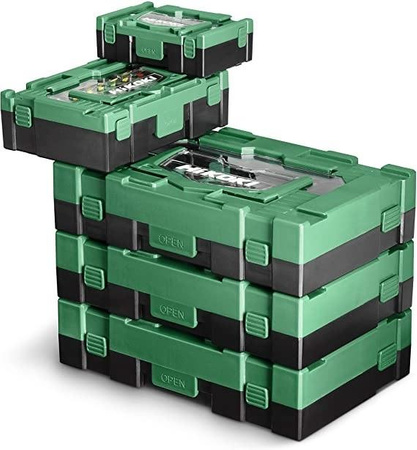 HiKOKI HITACHI Zestaw bitów / kluczy nasadowych BOX I 24 szt