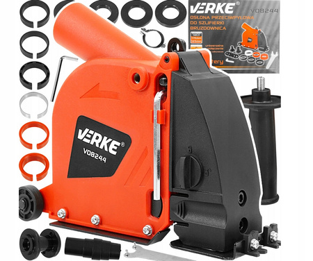 VERKE V08244 OSŁONA PRZECIWPYŁOWA BRUZDOWNICA DO SZLIFIERKI 125mm