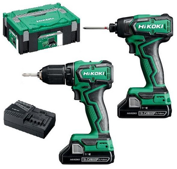 HiKOKI WKRĘTARKA DS18DD + ZAKRĘTARKA WH18DD 2x3Ah