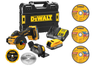 DeWALT DCS438E2T PRZECINARKA 18V XR 76mm + 2x1,7Ah + 3szt tarcze DT20592 