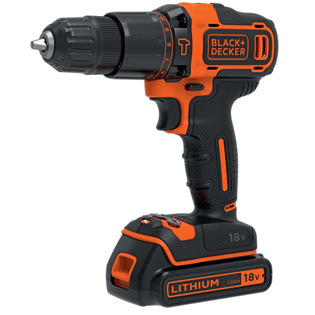 BLACK DECKER BDCHD18BOA WKRĘTARKA 2x1,5Ah + OSPRZĘT