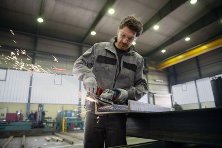 BOSCH GWS 14-125S SZLIFIERKA KĄTOWA 125mm 1400W - REGULACJA