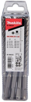 MAKITA B-59025 ZESTAW WIERTEŁ SDS+ NEMESIS 2 12 szt