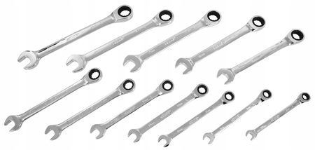 VERKE V35402 KLUCZE PŁASKIE PŁASKO OCZKOWE Z GRZECHOTKĄ