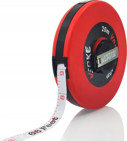 VERKE MIARA TAŚMA MIERNICZA ZWIJANA MIARKA 20M V06107