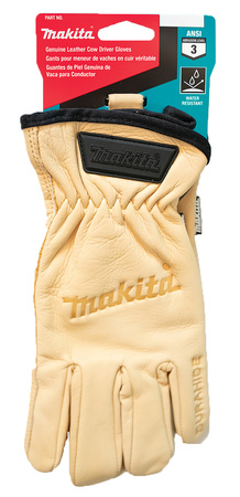 MAKITA P-84648 ROZ. XL SKÓRZANE RĘKAWICE OCHRONNE BHP