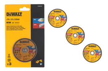 DeWALT DT20592 Tarcza 76x9,5mm korundowa (do metalu) 3szt do DCS438