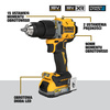 DeWALT DCK2051H2T WKRĘTARKA DCD800 + ZAKRĘTARKA DCF850 18V POWERSTACK 2x5Ah