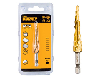 DEWALT DT5026 WIERTŁO STOPNIOWE HSS-G DO METALU, 6,0 - 12,0MM