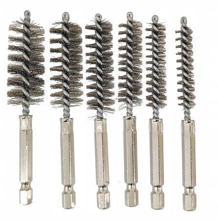 VERKE V06639 SZCZOTKI DO CZYSZCZENIA GNIAZD WTRYSKIWACZY ŚWIEC ŻAROWYCH ZESTAW SZCZOTEK