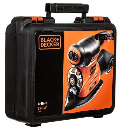BLACK DECKER KA280K SZLIFIERKA WIELOFUNKCYJNA 4w1 + 19 akcesoriów