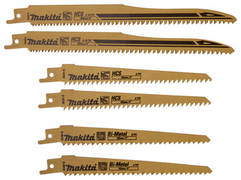 MAKITA B-44432 Zestaw Brzeszczotów do piły szablastej  posuwowej 6 sztuk