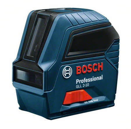 BOSCH GLL 2-10 LASER KRZYŻOWY CZERWONY 10M IP54