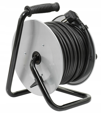 VERKE V70016 PRZEDŁUŻACZ ZWIJANY 3x1,5mm 40m 4 GNIAZDA