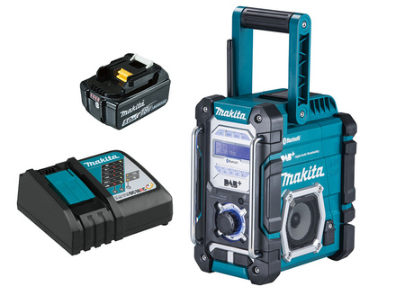 MAKITA DMR112 Radio Budowlane DAB+ BLEUTOOTH + 5Ah + ŁADOWARKA RC