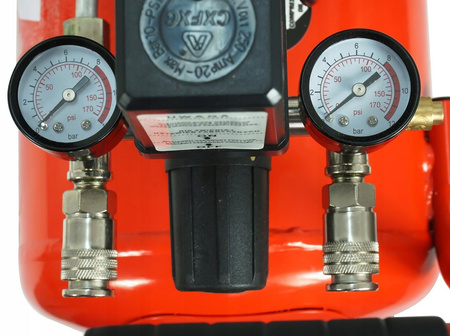 NOTIG N3420 KOMPRESOR OLEJOWY SPRĘŻARKA POWIETRZA 24L 1,5 KM