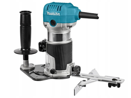 MAKITA RT0702CX2J FREZARKO-WYCINARKA 710W MAKPAC + ADAPTER + ŁĄCZNIK + 2X SZYNA 1,5M
