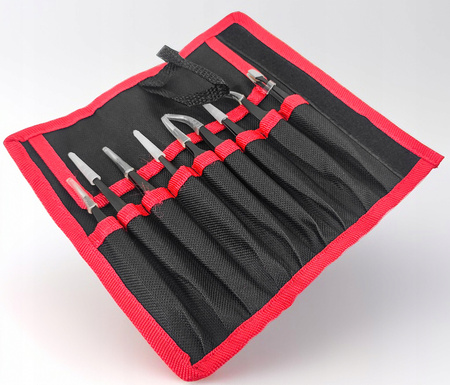 VERKE V39210 PĘSETY PRECYZYJNE 9 SZT