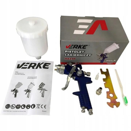 VERKE V81292 PISTOLET LAKIERNICZY HVLP H-827P 1,4mm 600ml