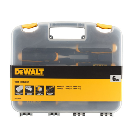 Zestaw dłut DeWALT DWHT16852-9 do drewna 6 szt.
