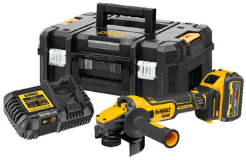 DeWALT DCG409T1 SZLIFIERKA KĄTOWA 18V 125mm + 6,0Ah + TSTAK