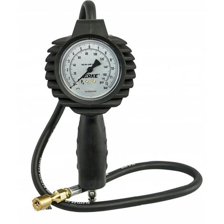 VERKE V81266 PISTOLET DO POMPOWANIA KÓŁ MANOMETREM PROFI