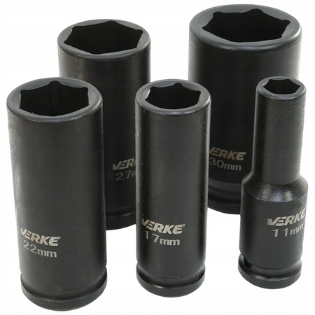 VERKE V39462 ZESTAW NASADEK UDAROWYCH 1/2" 10-32mm
