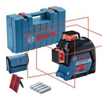 BOSCH GLL 3-80 LASER LINIOWY 3 x 360° + WALIZKA