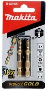 MAKITA KOŃCÓWKA SKRĘTNA PZ2 50MM IMPACT GOLD 2szt