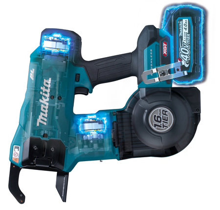 MAKITA TR001GZ AKU WIĄZARKA DO ZBROJEŃ 40V XGT 1,6 mm MAKPAC + 1915N6-8 PRZEDŁUŻENIE