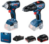 BOSCH GDS 18V-400 + GSB 18V-50 KLUCZ UDAROWY + WKRĘTARKA 2+5Ah